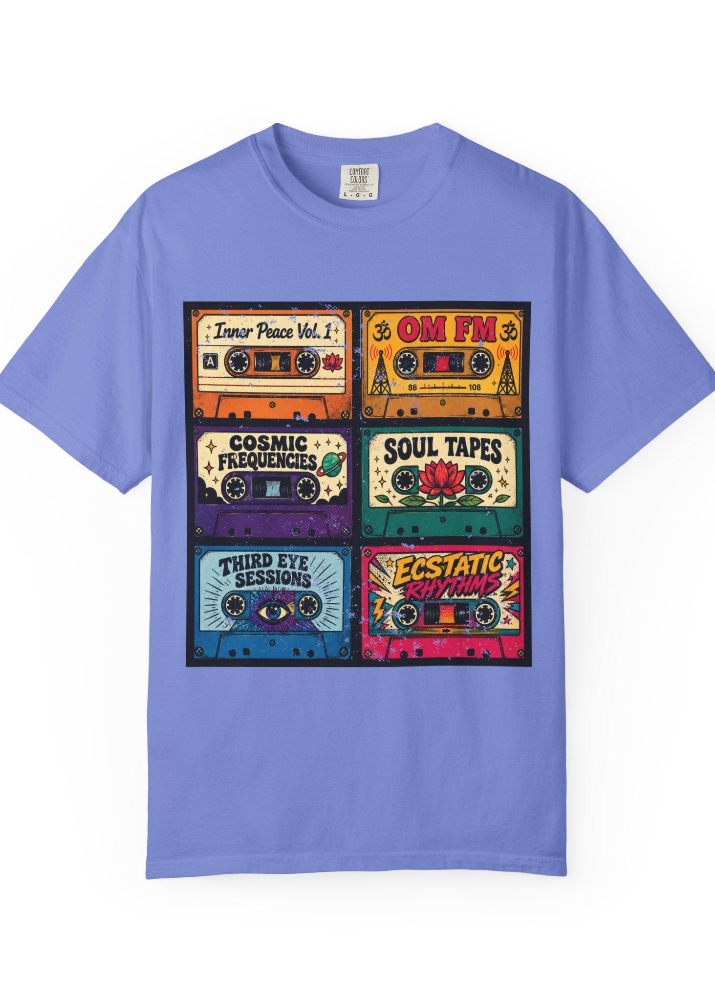 Retro Cassette Tape Yoga T-Shirt