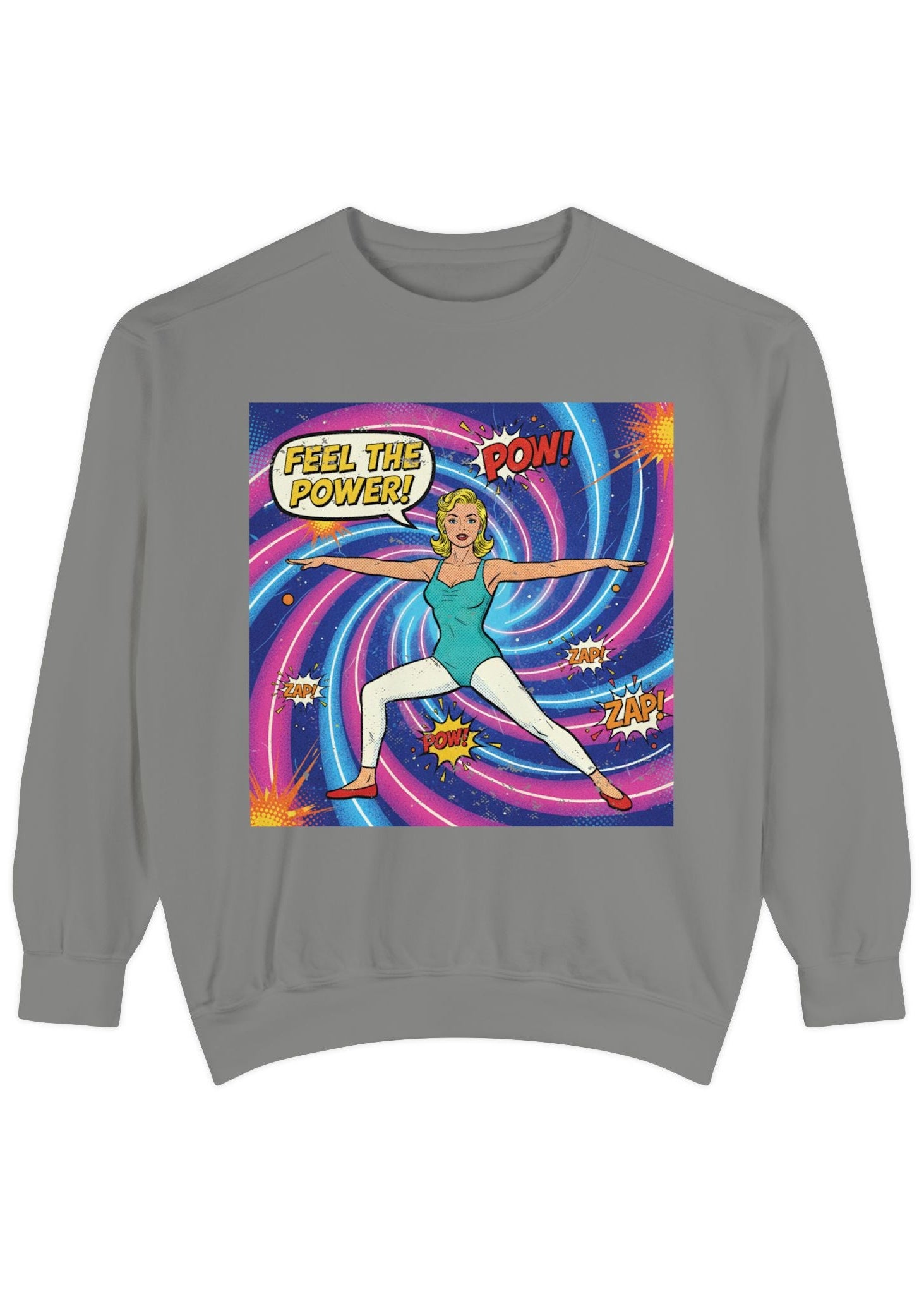 Retro Comic Yoga Sweatshirt