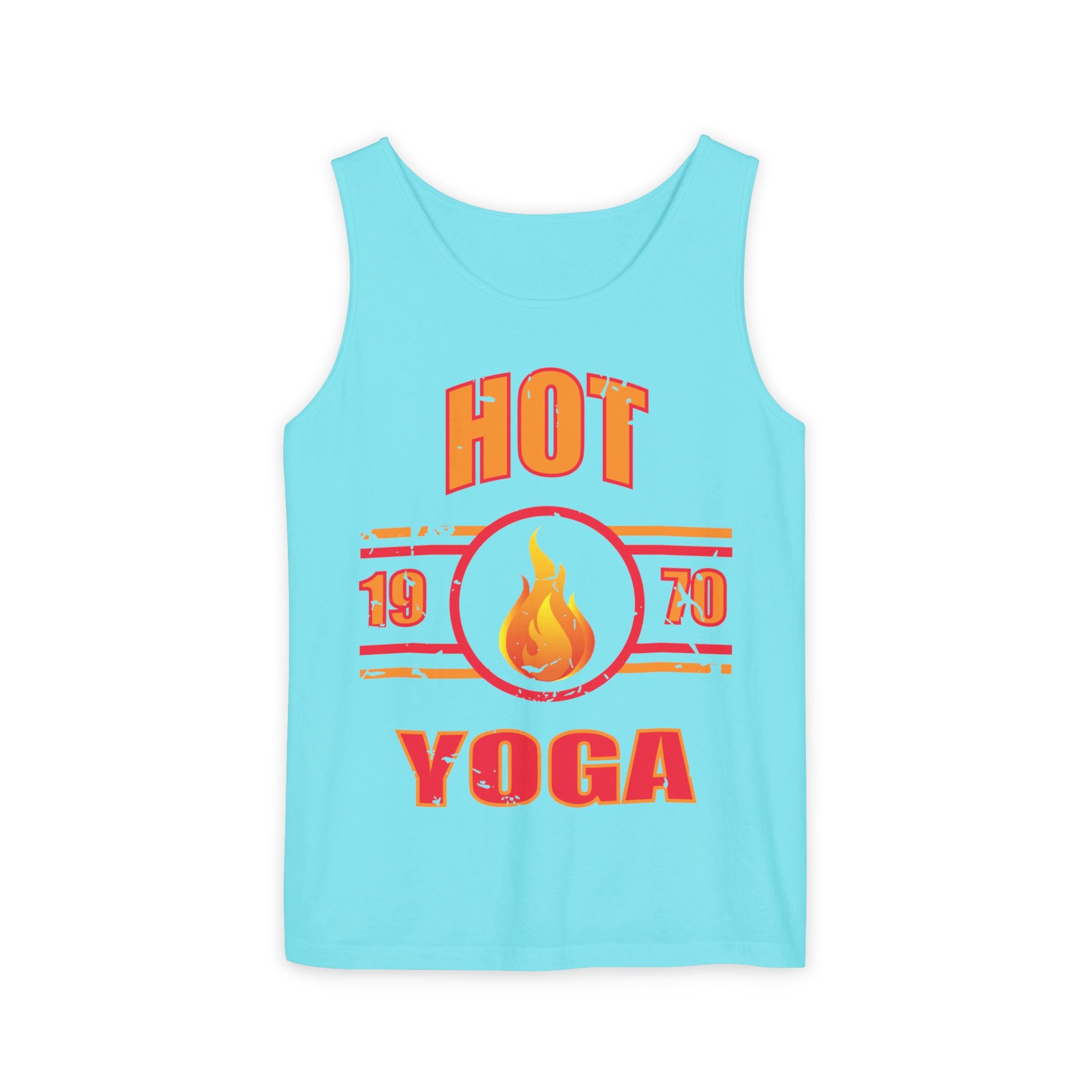 Vintage Hot Yoga Muscle Tank – Retro 1970 Style Fitness Top