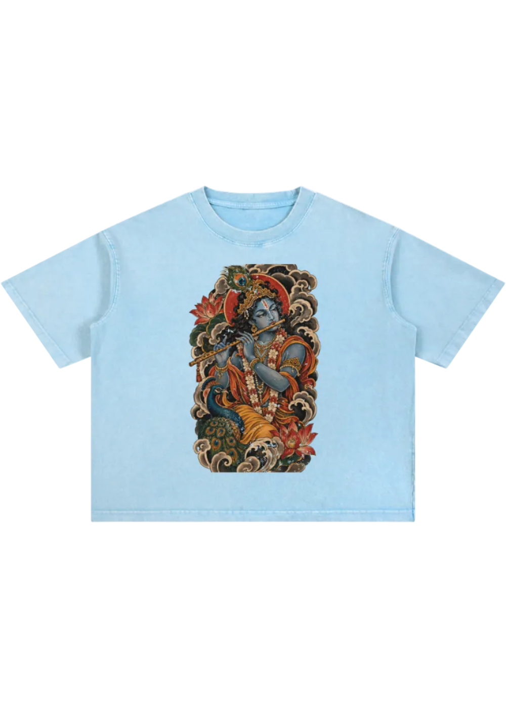 Lord Shiva Traditional Tattoo  Boxy T-Shirt