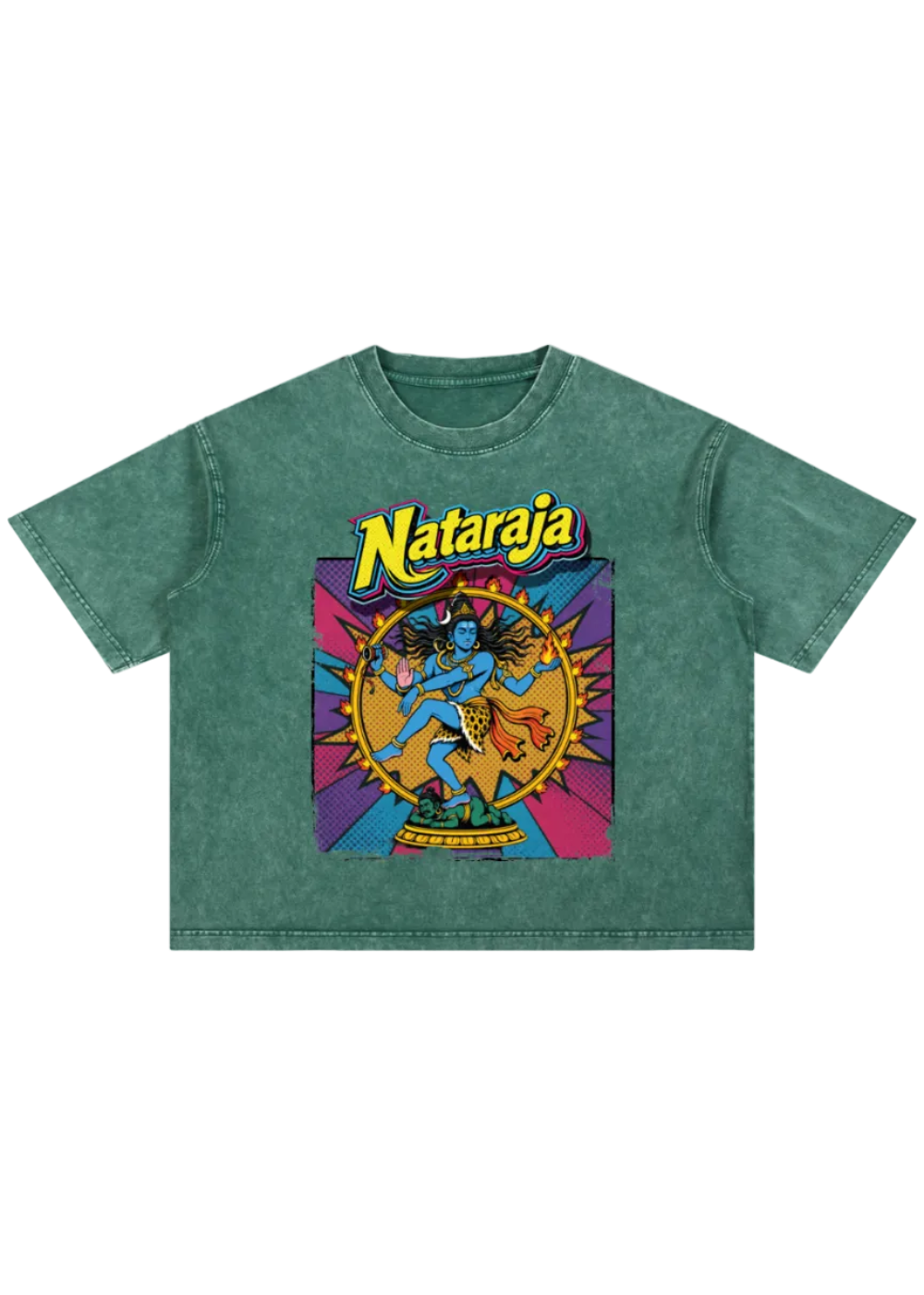 Nataraja Pop Art Yoga Boxy Tee