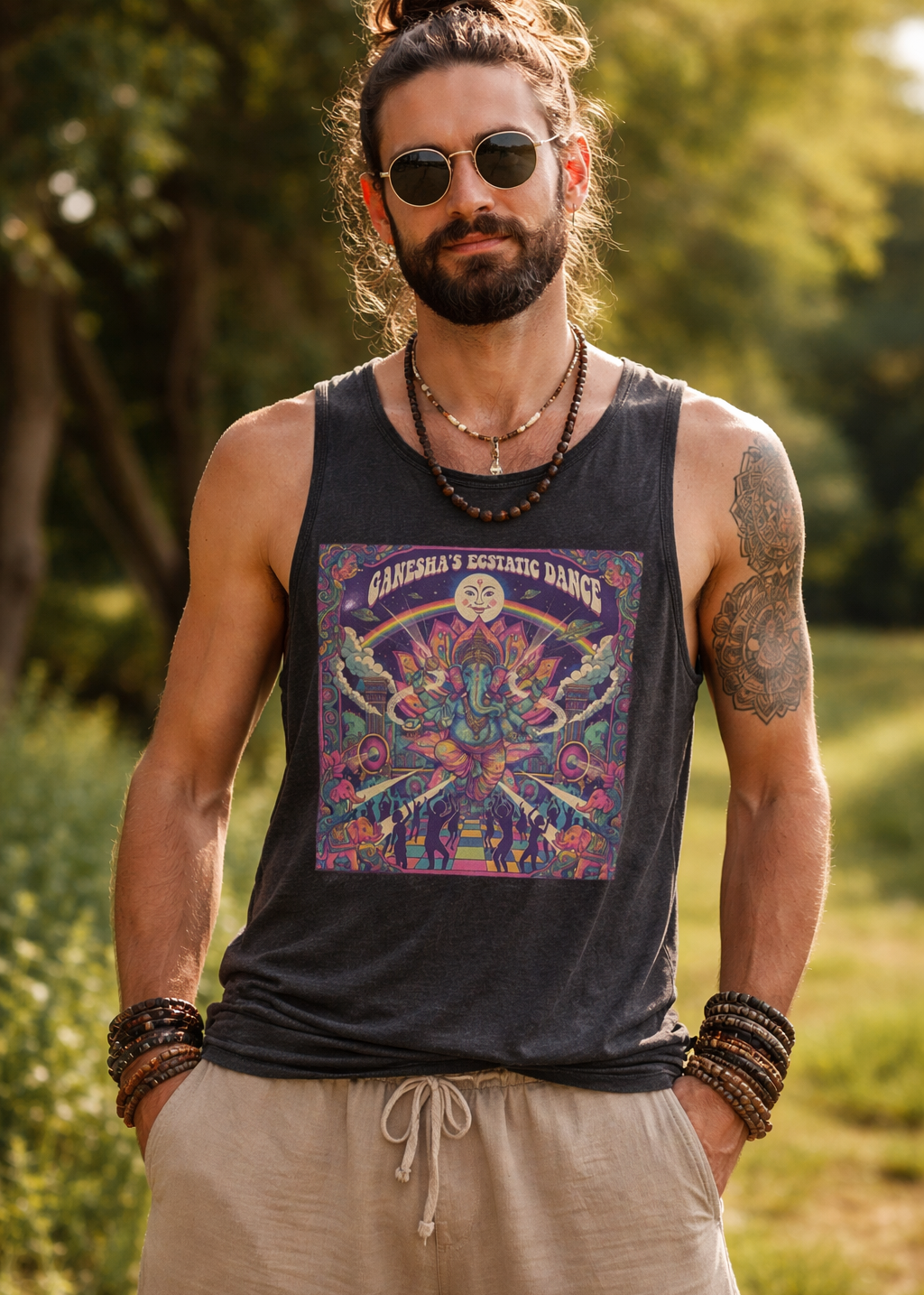 Ecstatic Ganesha Tank Top