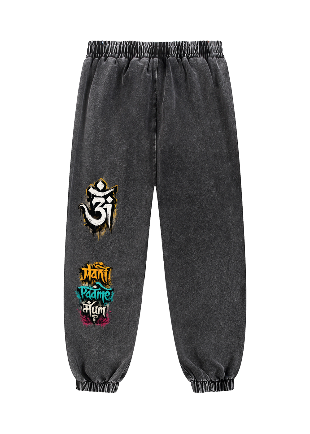 Om Mani Padme Hum Snow Wash Joggers