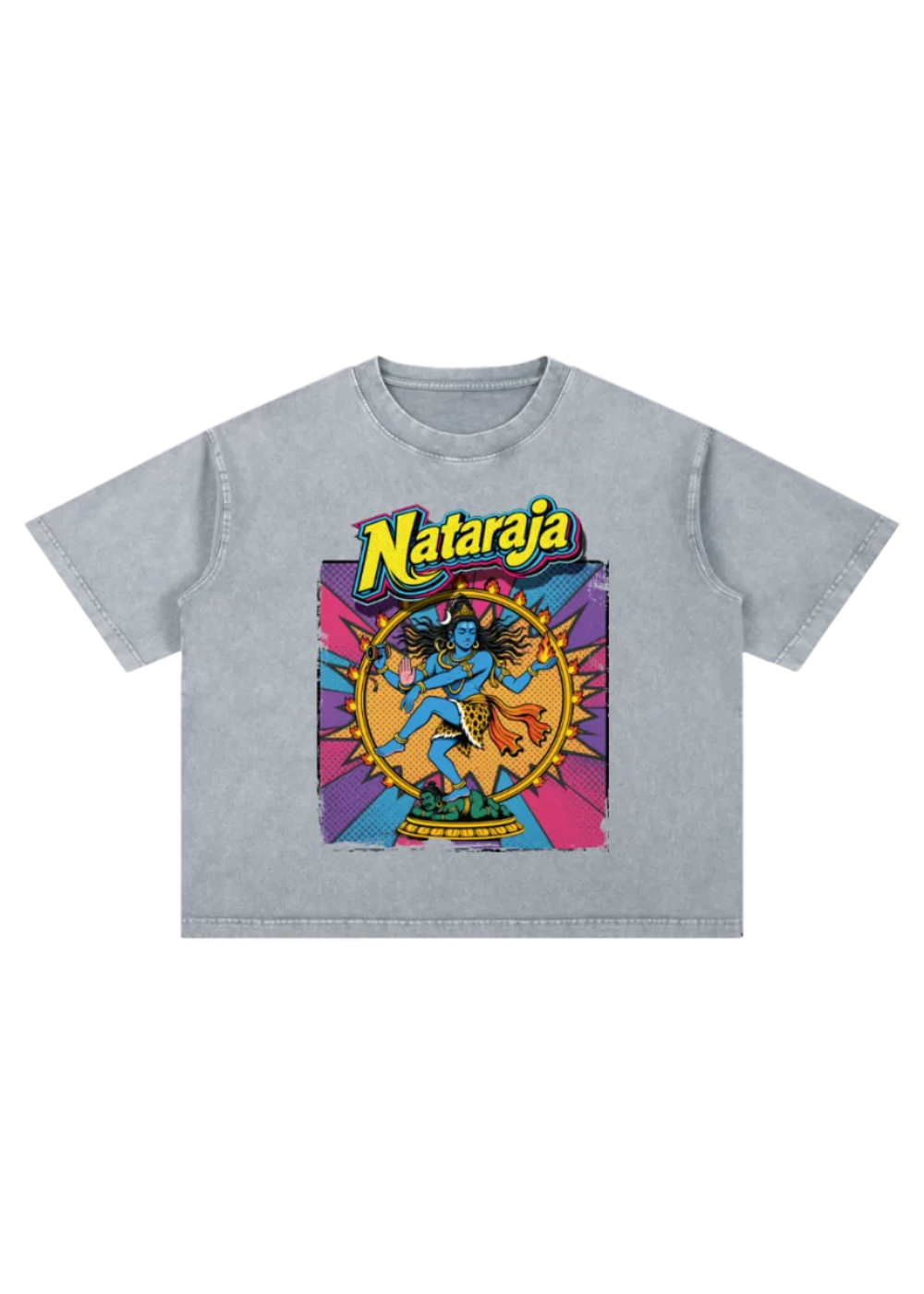Nataraja Pop Art Yoga Boxy Tee