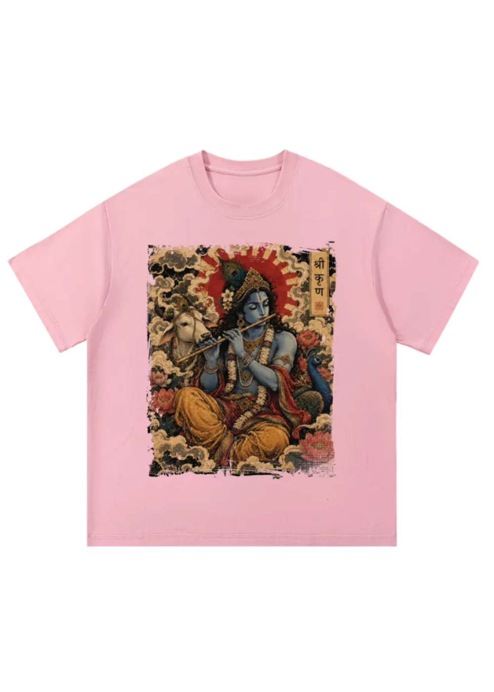 Lord Krishna Tattoo T-Shirt