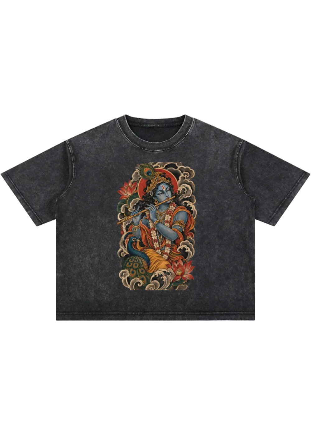 Lord Shiva Traditional Tattoo  Boxy T-Shirt