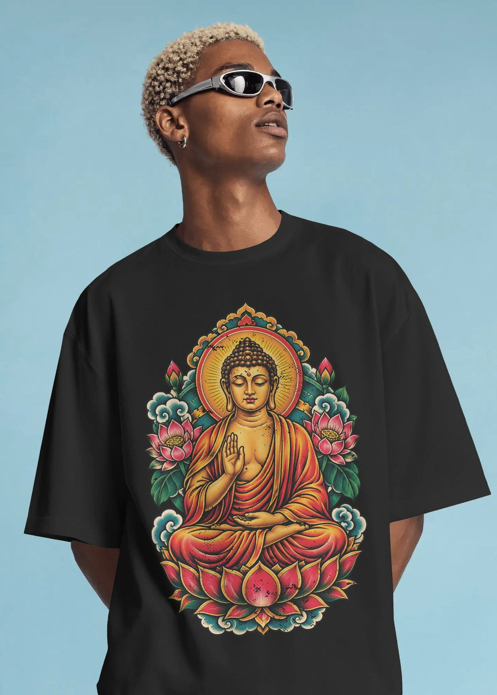 Neo Traditional Buddha Vintage T-Shirt
