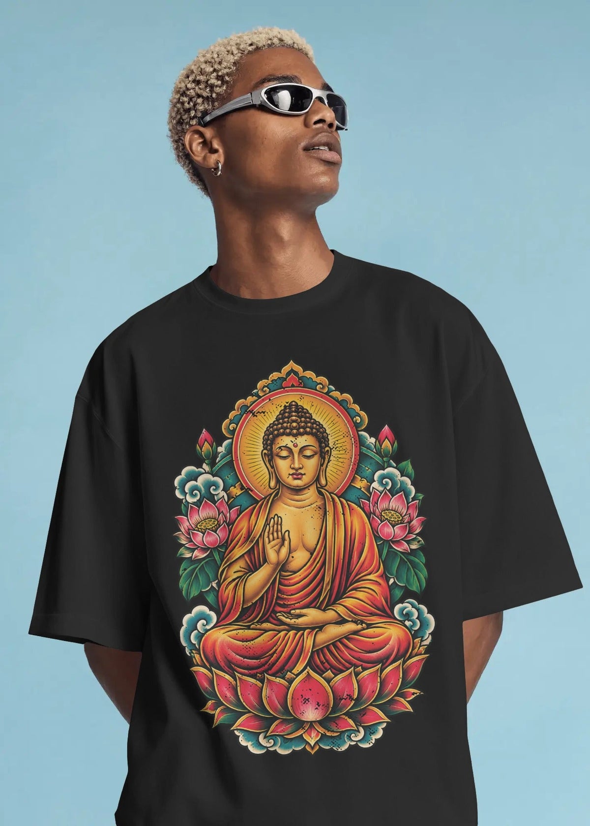 Neo Traditional Buddha Vintage T-Shirt