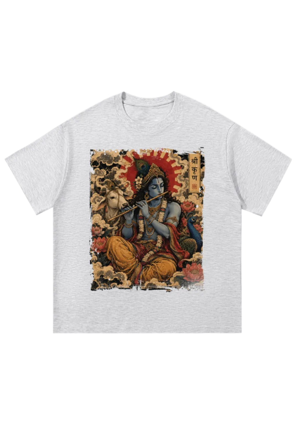 Lord Krishna Tattoo T-Shirt