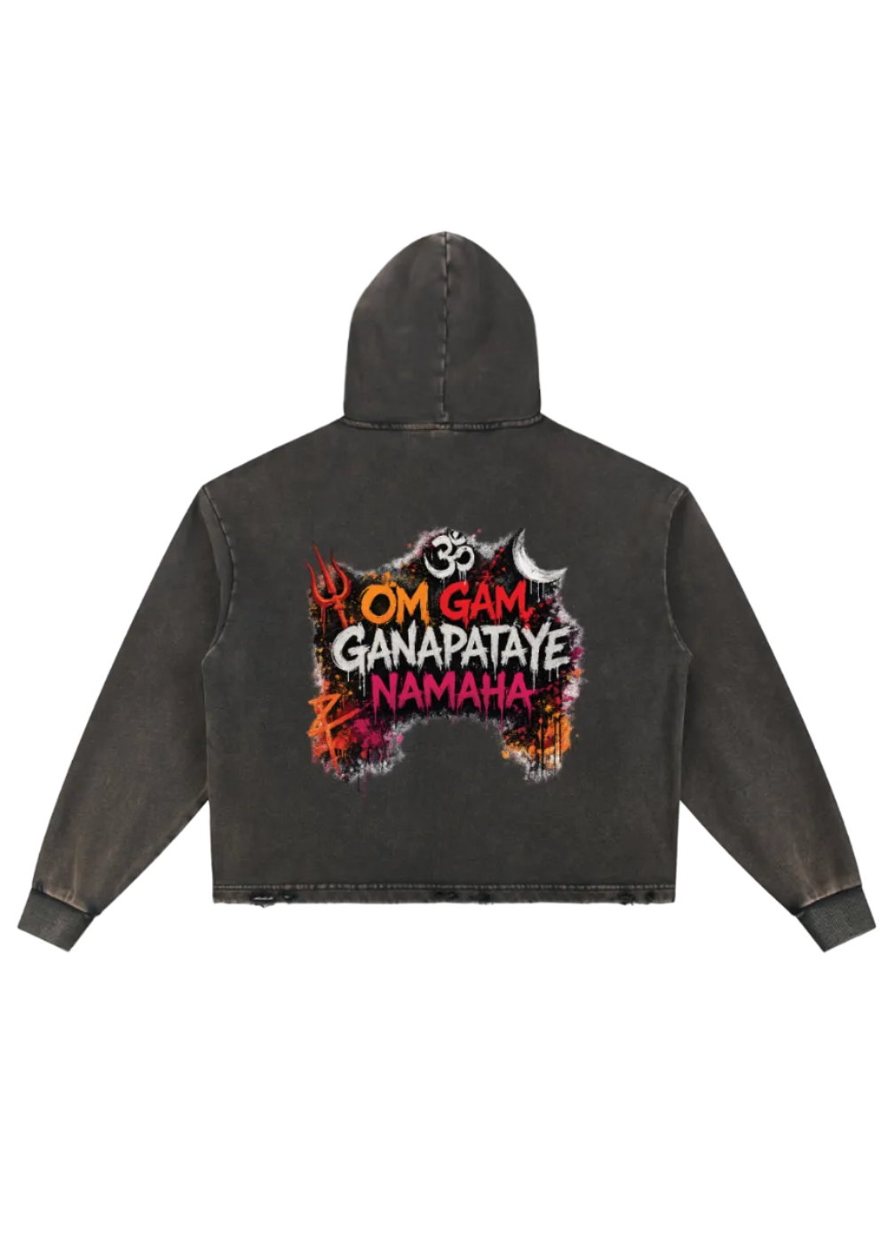 Om Gam Ganapataye Vintage Hoodie