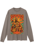 70s Groovy Hanuman Vintage Washed Long Sleeve T-Shirt