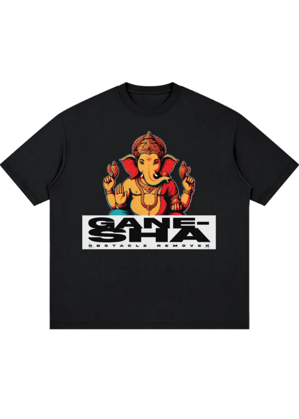 Ganesha Pop Art Oversized Tee
