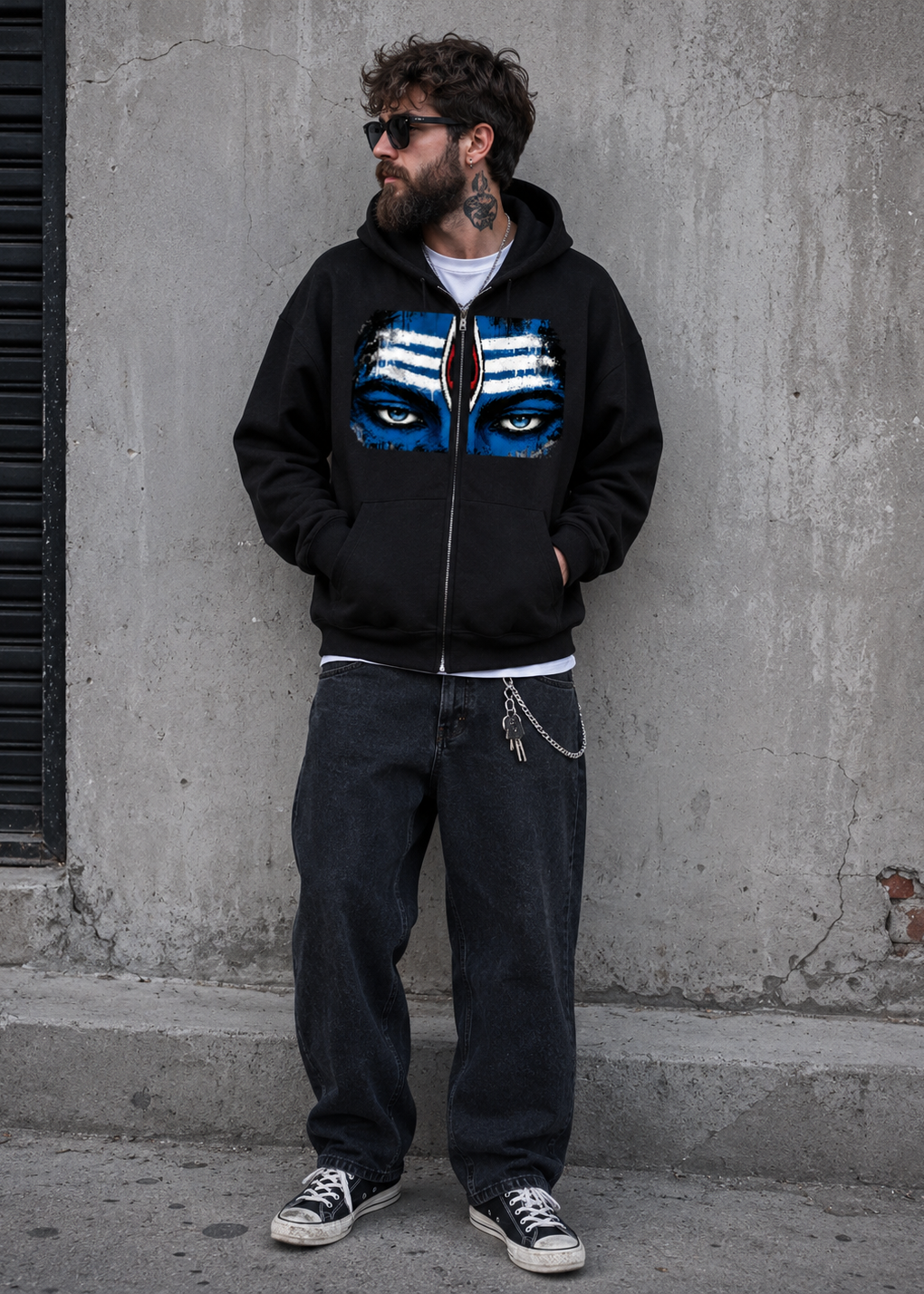Om Namah Shivaya Full Zip Hoodie