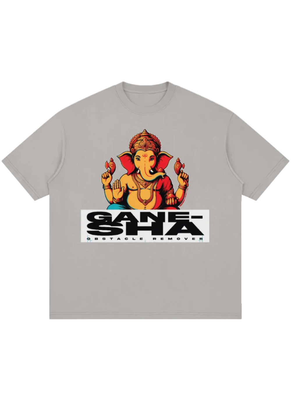 Ganesha Pop Art Oversized Tee
