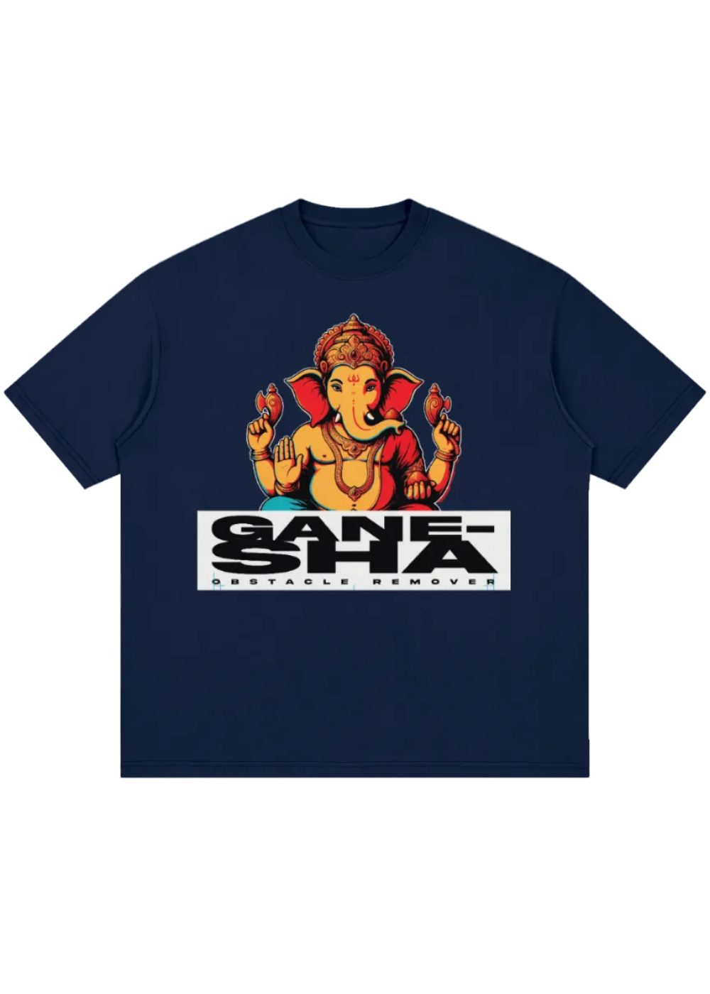 Ganesha Pop Art Oversized Tee