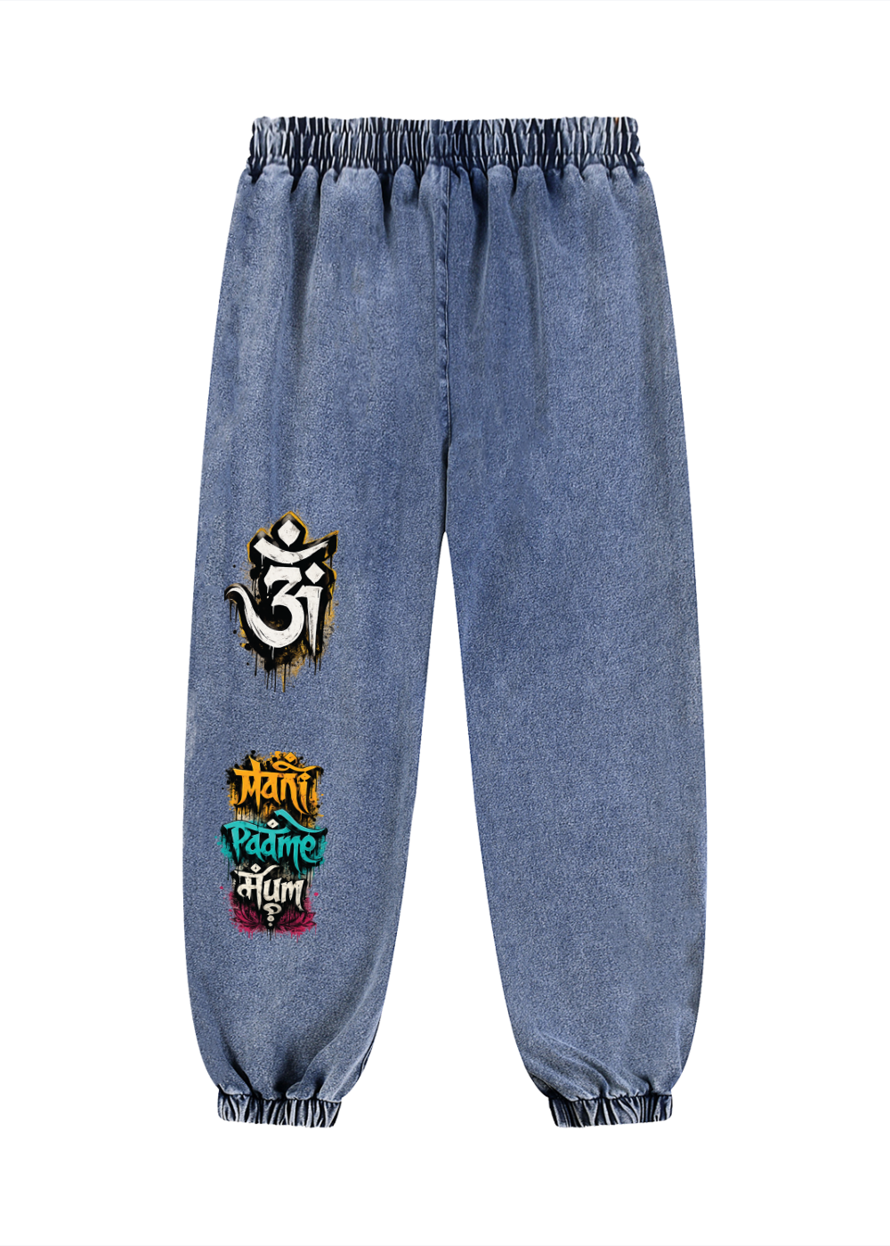 Om Mani Padme Hum Snow Wash Joggers