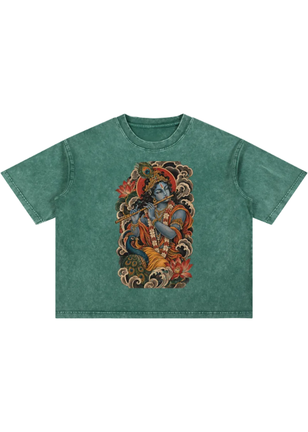 Lord Shiva Traditional Tattoo  Boxy T-Shirt