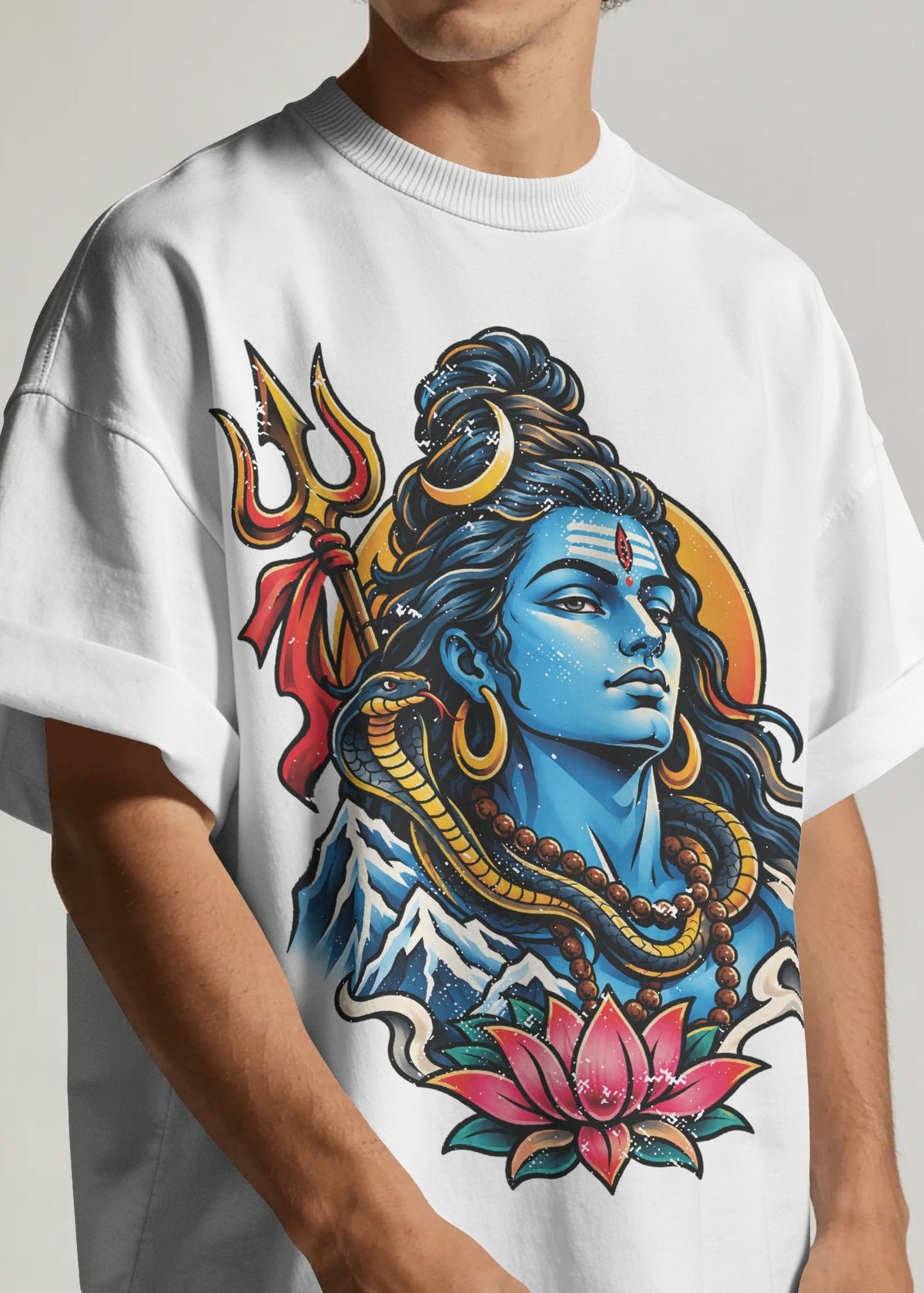 Lord Shiva New School Tattoo T-Shirt