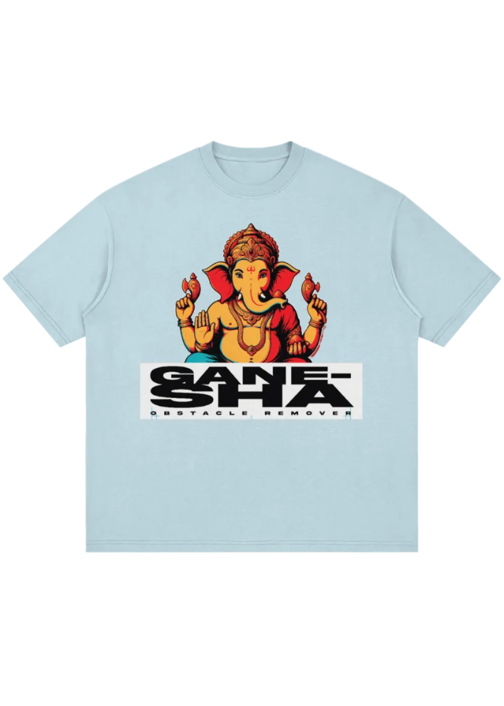 Ganesha Pop Art Oversized Tee