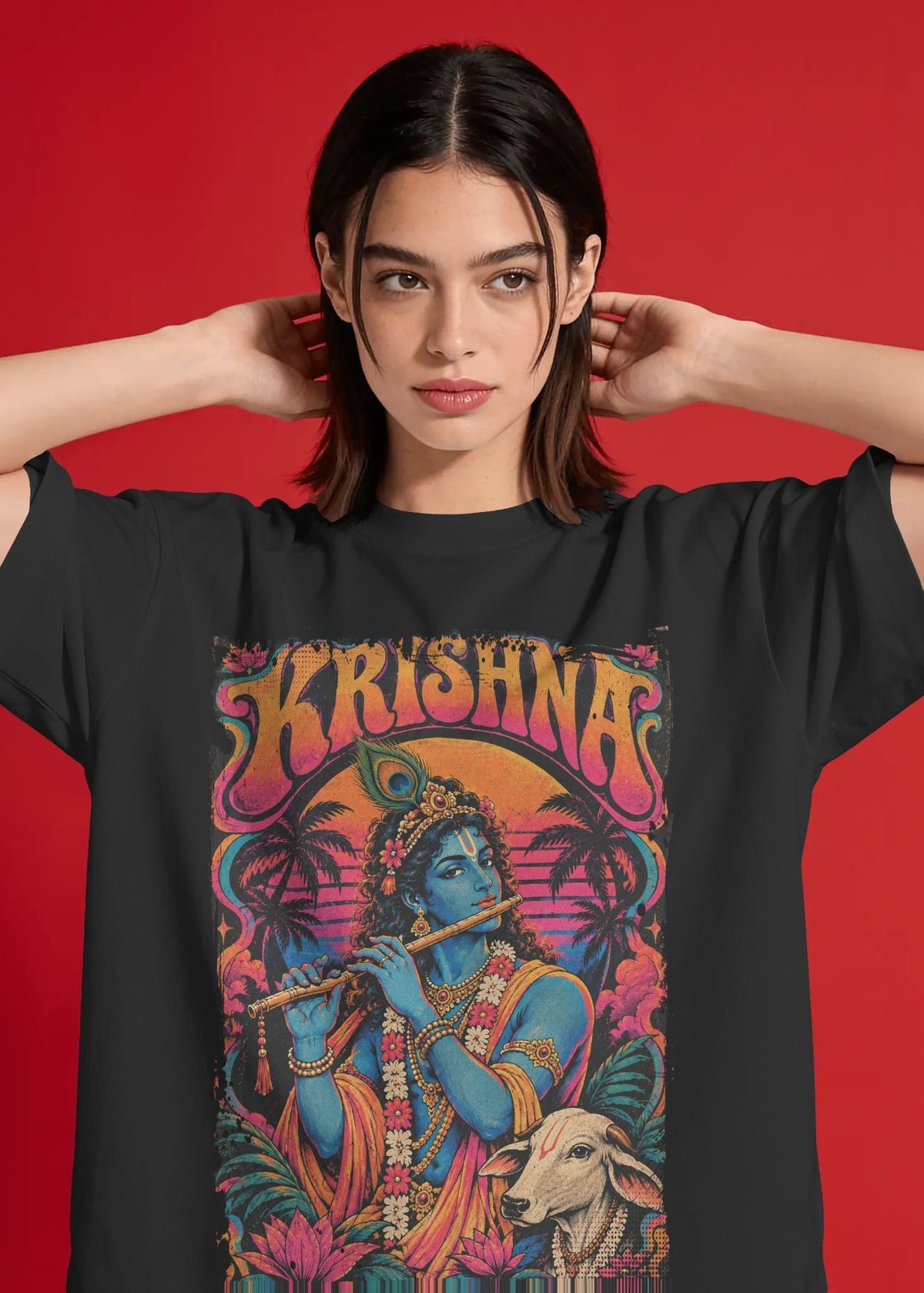 80s Retro Krishna T-Shirt